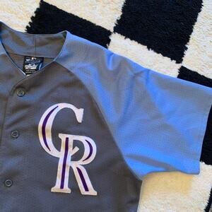 Vintage 90s Majestic Colorado Rockies Baseball Jersey